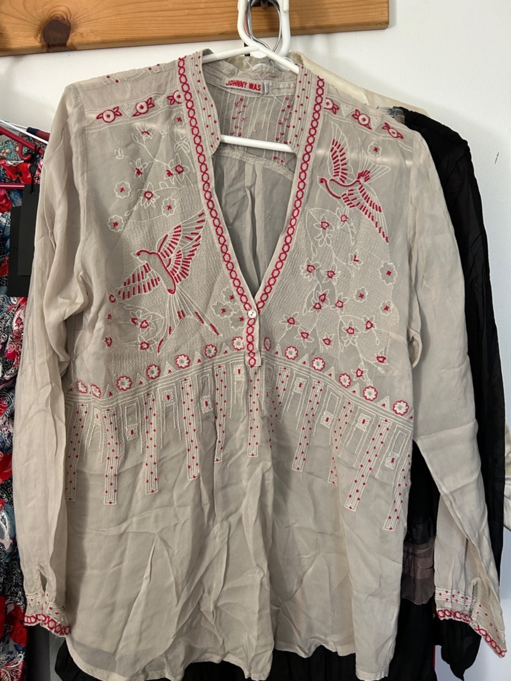 NWOT Johnny Was Silk Top